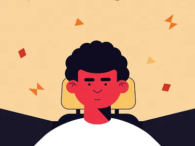 Cruising in space 2d ae after effects animation character design illustration illustrator interactive motion motion graphics