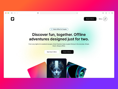 Header Exploration app branding design graphic design ui ux