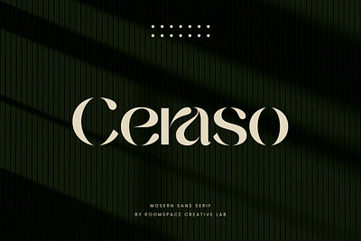 Ceraso - Elegant Branding Logo Font beauty bold branding chic contrast design display elegant font illustration logo luxury magazine modern quoate sans serif typography unique versatile