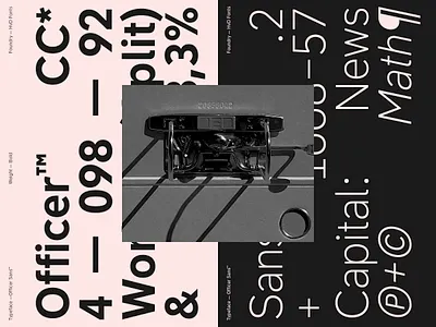 Officer Sans (Free) branding font fonts free free font freefont hvd typedesign typeface typography