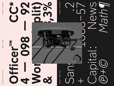 Officer Sans (Free) branding font fonts free free font freefont hvd typedesign typeface typography