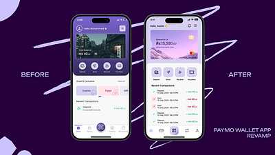 Fintech App Ui Revamp finance fintech app product design ui uiux ux visual design visuals