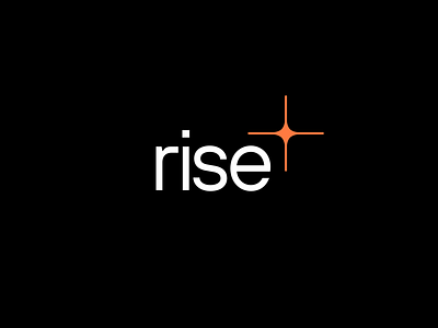 Rise. Logotype branding design figma graphic design identity logo logotype rise star vector