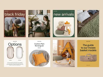 Anzy Home — home decor brand system #12 branding furniture home decor instagram logotype posters social designs