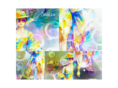 Digital Watercolor Magic for Fashion Illustration design efficiency