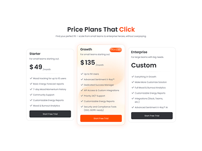 SaaS - Pricing Table Design ai app b2b b2c clean crm figma ui deisgn lms minimal price plan price table pricing pricing plan ui product design saas saas design shakib1wrk ui ux web
