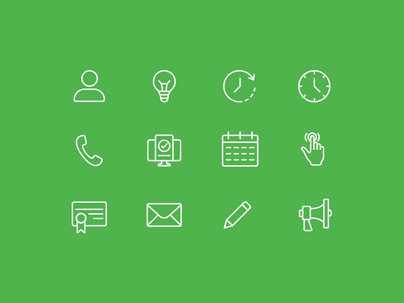 INEM Icons branding design e learning graphic design illustration study ui vector website