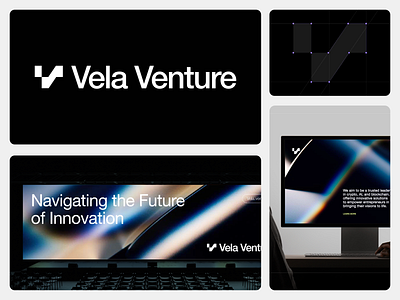 Vela Venture Branding ai branding capital flag invest investment logo ocean ship v letter venture