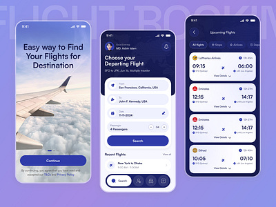 Flight Booking Mobile App Ui Design air ticket app design e ticket figma design flight flight app flight app ui flight booking flight booking app flight deals flight search mobile app online buy searching flights ticket booking travel travel app travel planning ui ux