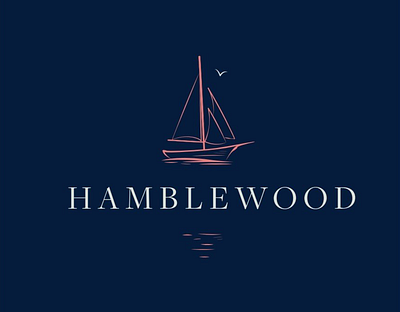 Hamblewood housing property development branding housing illustration logo property