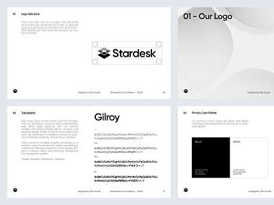 Stardesk Brand Guidelines - Part 2 ai asistance brand branding design desk help human asistance icon logo logodesign minimal space star