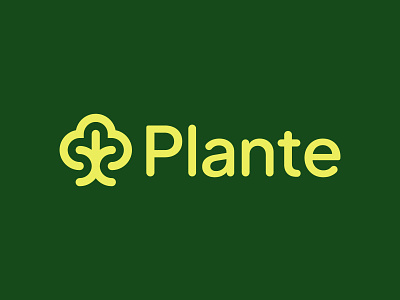 PLANTE©️ LOGO DESIGN ai brand branding design leaf logo mark natural plant symbol tree