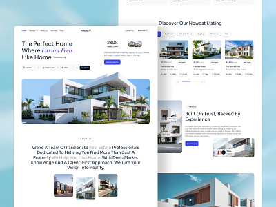 Real Estate Website Design best web design broker figma homes landing page luxury real estate mobile website modern website property developer real estate real estate developer real estate landing page real estate website design realtor ui design uiux web web design web ui website