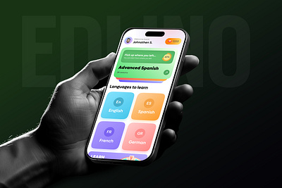 Language Learning App Gamified UI Design app design app ui application different language dribble best shot educational app language app ui language learning app learning app learning platform minimal modern netro netrosystems online learning trending app