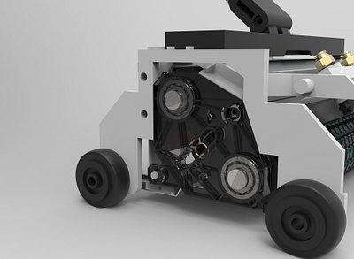 Compact Carpet Cleaner for Aircraft Interiors – High Precision, 3d cad cad modeling engineering graphic design illustration industrial design mockup product design rendering siemens nx visualization