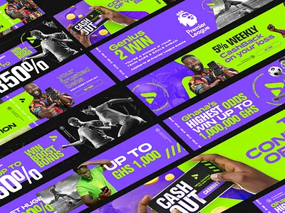 Adds / GeniusBet adds banner graphic design publicidad