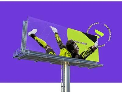 Billboard / Animated / GeniusBet animation billboard graphic design publi street
