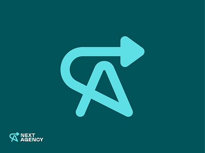 Next Agency Symbol agency arrow branding community future logo logodesign logodesigner mark next progress symbol