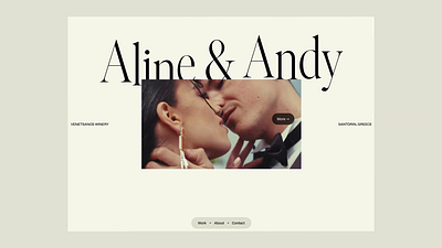 Website for Weddingfilmmaker — Tobifilms audiovisualizer motion design portfolio sound typography web animation website wedding weddingfilmmaker weddingphotographer