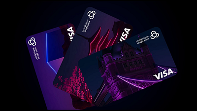 💳 Visa Card UI Animation V2 animation card animation card design motion graphics ui visa card
