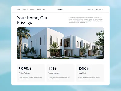 Property Website Design agent apartment architecture broker design homes properties property developer property website design property website ui real estate landing page real estate website realtor startup ui ui design uiux web ui webdesign