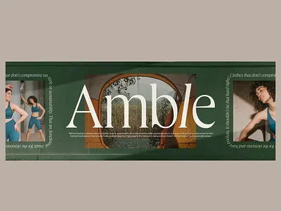 Amble Apparel - Nature's Comfort appearal brand branding clean clothing brand creative design fashion fashion branding fashion company graphic design logo logotype modern modern design typo typography