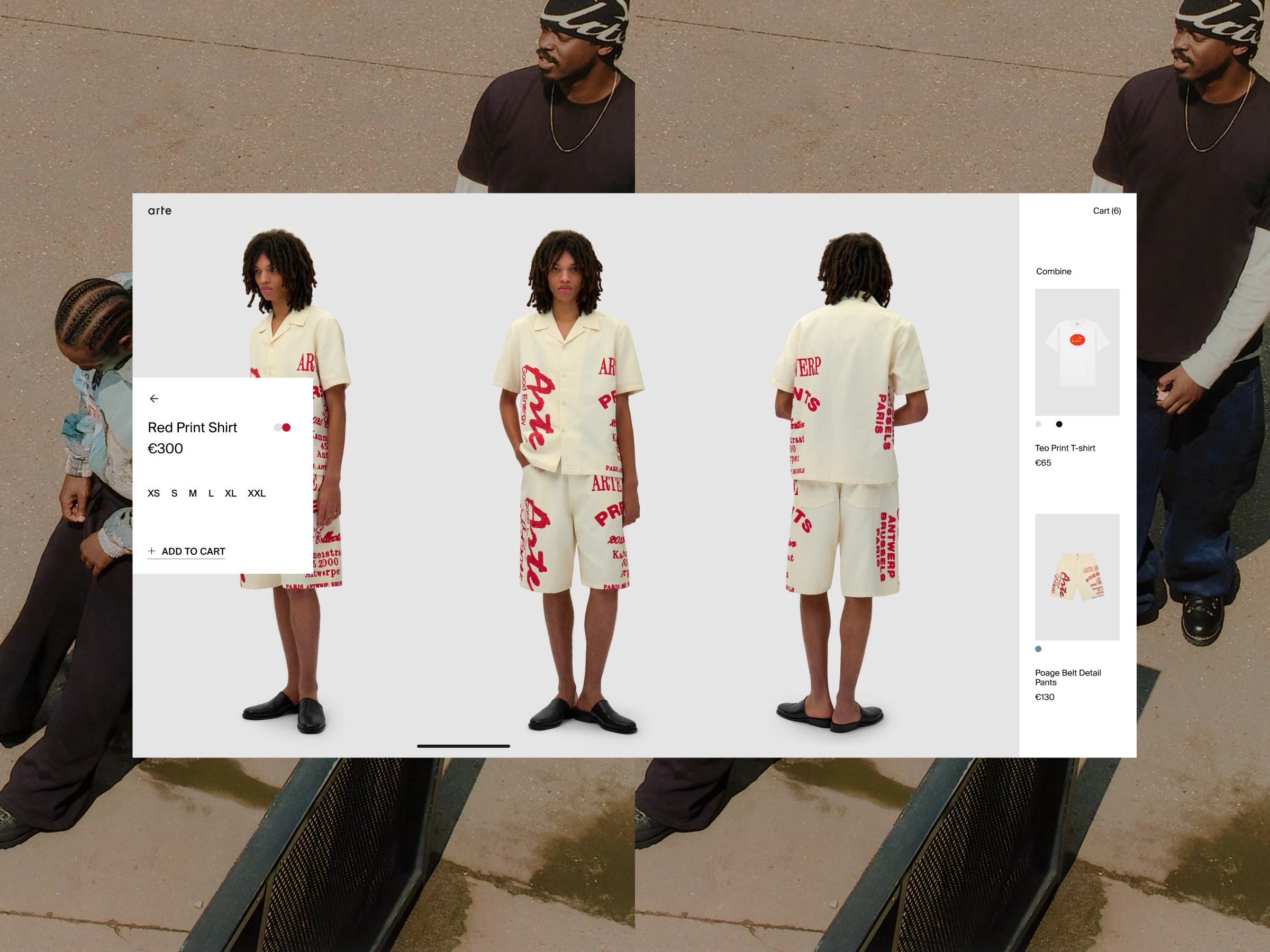 Arte Antwerp Product page clean clothing design e commerce fashion fashionstore minimal product productpage shop ui uiuxdesign web webdesign website
