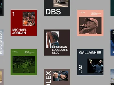 The EDGAR Podcast - Content Tile Design branding collection design digital content digital design graphic design legends logo minimalist minimalist design modern modern design podcast stars ui design versatile