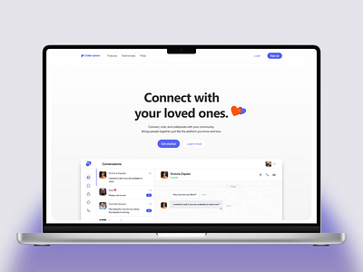 Chatter sphere 01 - exploration chat hero section ui website