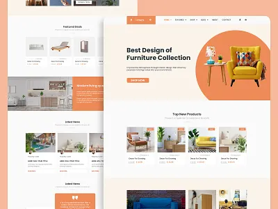 Furniture Website Design