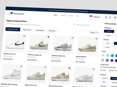 Shoppingdeals - E-commerce Dashboard cart clean dashboard e commerce ecommerce market marketing marketplace online shop online store product product design sales sell shop shopping store store dashboard ui