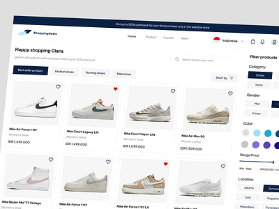 Shoppingdeals - E-commerce Dashboard cart clean dashboard e commerce ecommerce market marketing marketplace online shop online store product product design sales sell shop shopping store store dashboard ui