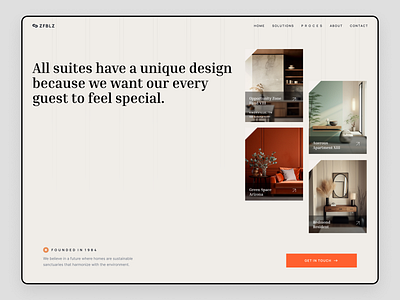 Classic Luxury Hotel - Hero UI classic cool website devdock header ui hero design hospitality hotel hotel landing page hotel ui landing page luxury luxury hotel luxury website minimal onepage ux design web dashbaord webflow website website redesign