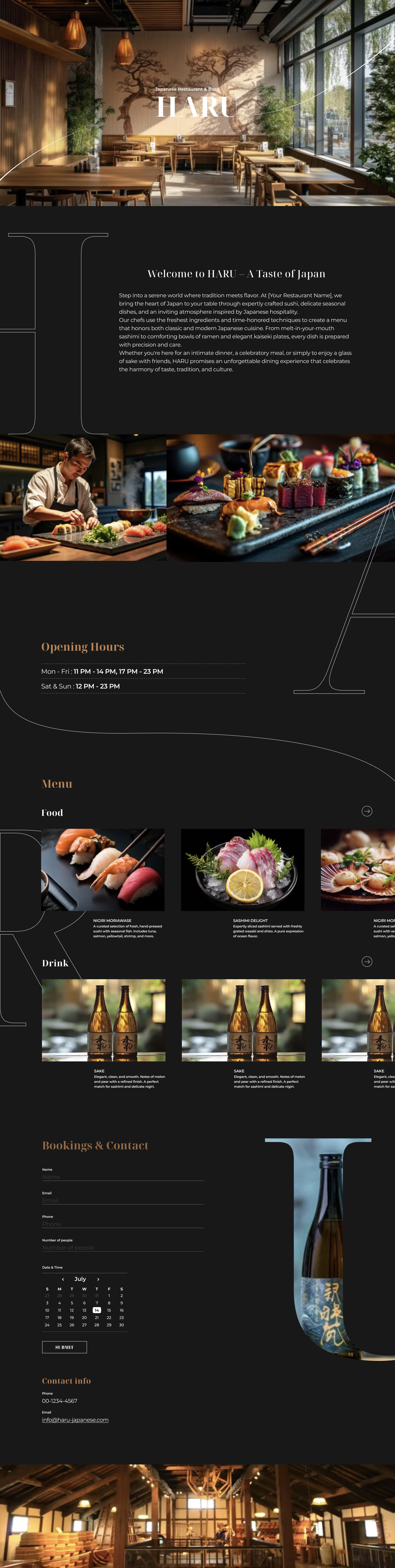 Example of Modern & Clean Landing Page UI Design