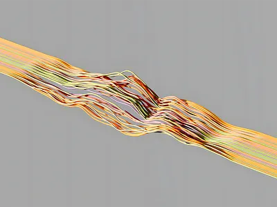 Modern Abstract Gradient Wave Pattern Wallpaper 3d animation branding graphic design logo motion graphics ui