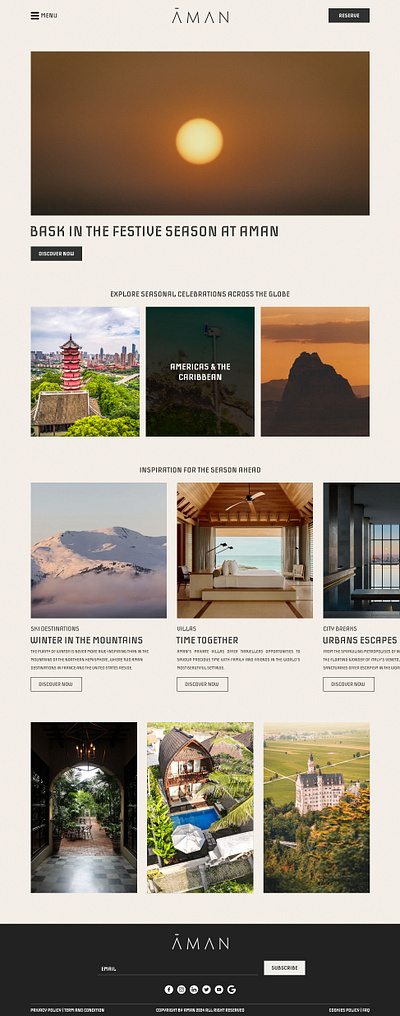 AMAN HOTEL WEB DESIGN animation app branding design elementor figma graphic design illustration landing page logo ui ui design uiux vector web web design website website design