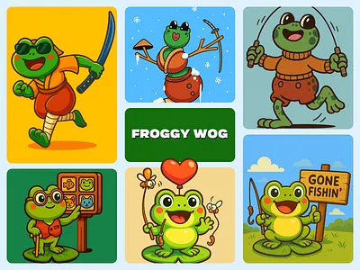 Web3 & Crypto Branding Illustrations & Concept Art blockchaindesign branding character dailyui frogg illustration nft nftcharacterdesign nftwebsitedesign ui ui design uiinspiration uiux userexperience userinterface visualart