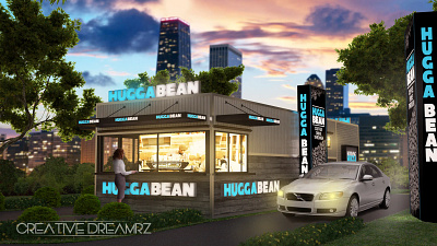 3D Architecture Exterior Design of Café 3d 3d modeing 3d rendering 3darchitecturalvisualization 3dcafedesign 3dexteriordesign architecturaldesign architecturein3d