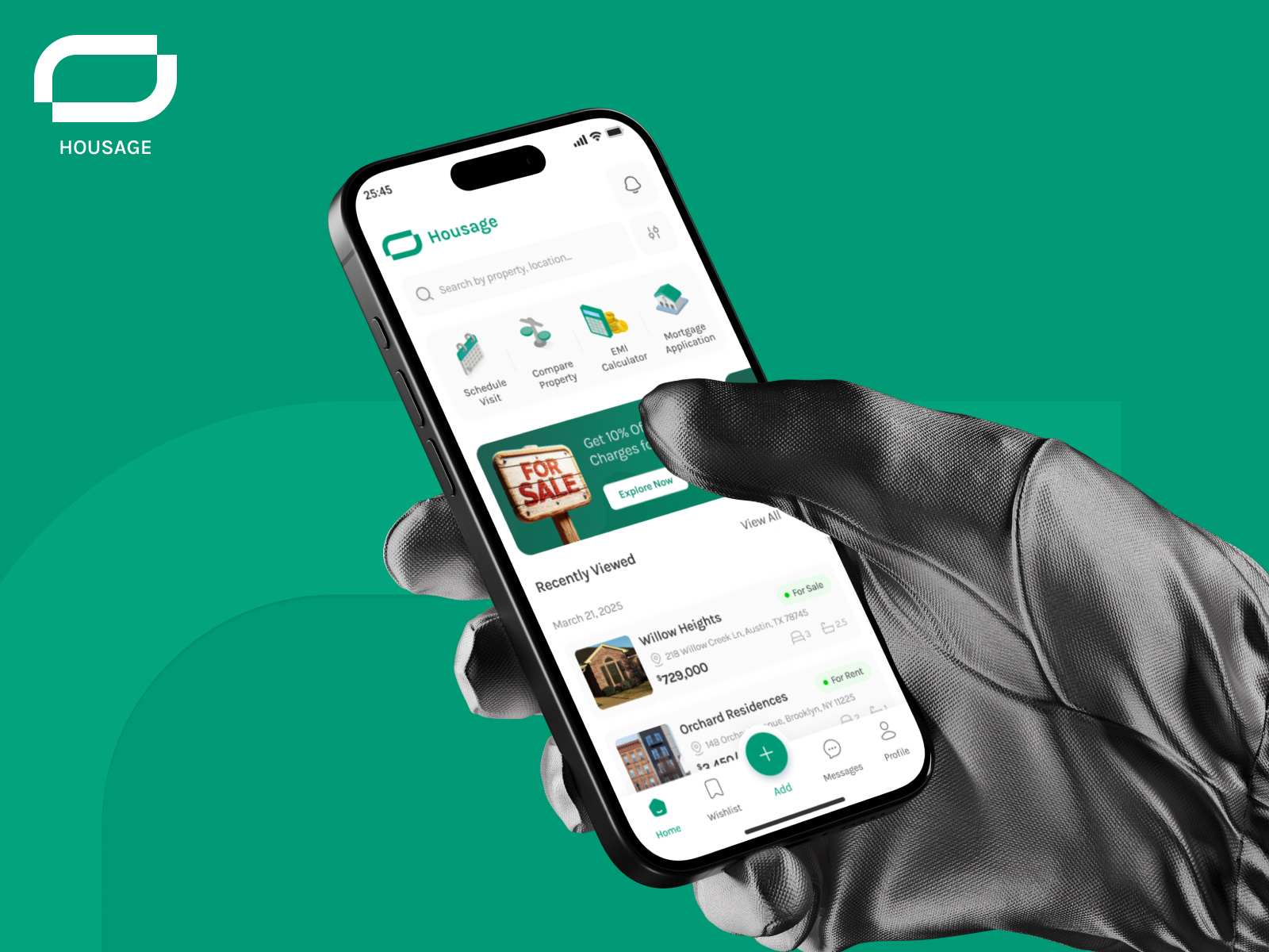 Housage - Real Estate App bmvsi design finder house hunting mobile app mobile design mobileapp property property management real estate app real estate tech smart living ui design ux design