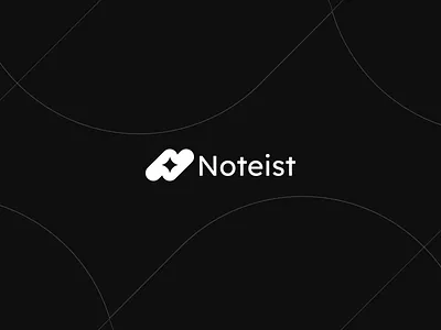 Noteist - task manager logotype app logo logotype n logo