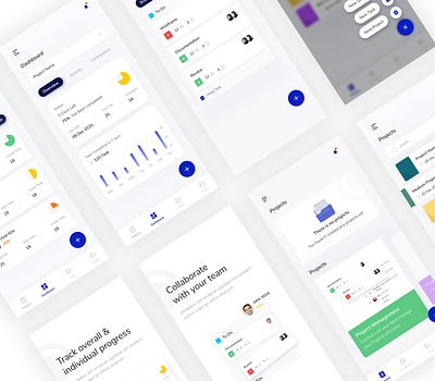 Task management mobile app minimal mobile app ui design user friendly ux design