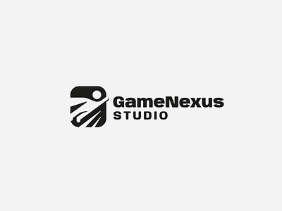 Game studio logo brand branding design elegant game graphic design hero logo logo design logo designer logodesign logodesigner logotype minimalism minimalistic modern negative space studio