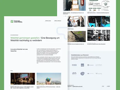 Zusammen Bewegen - Mobilität von allen und für alle gestalten branding layout logo web design