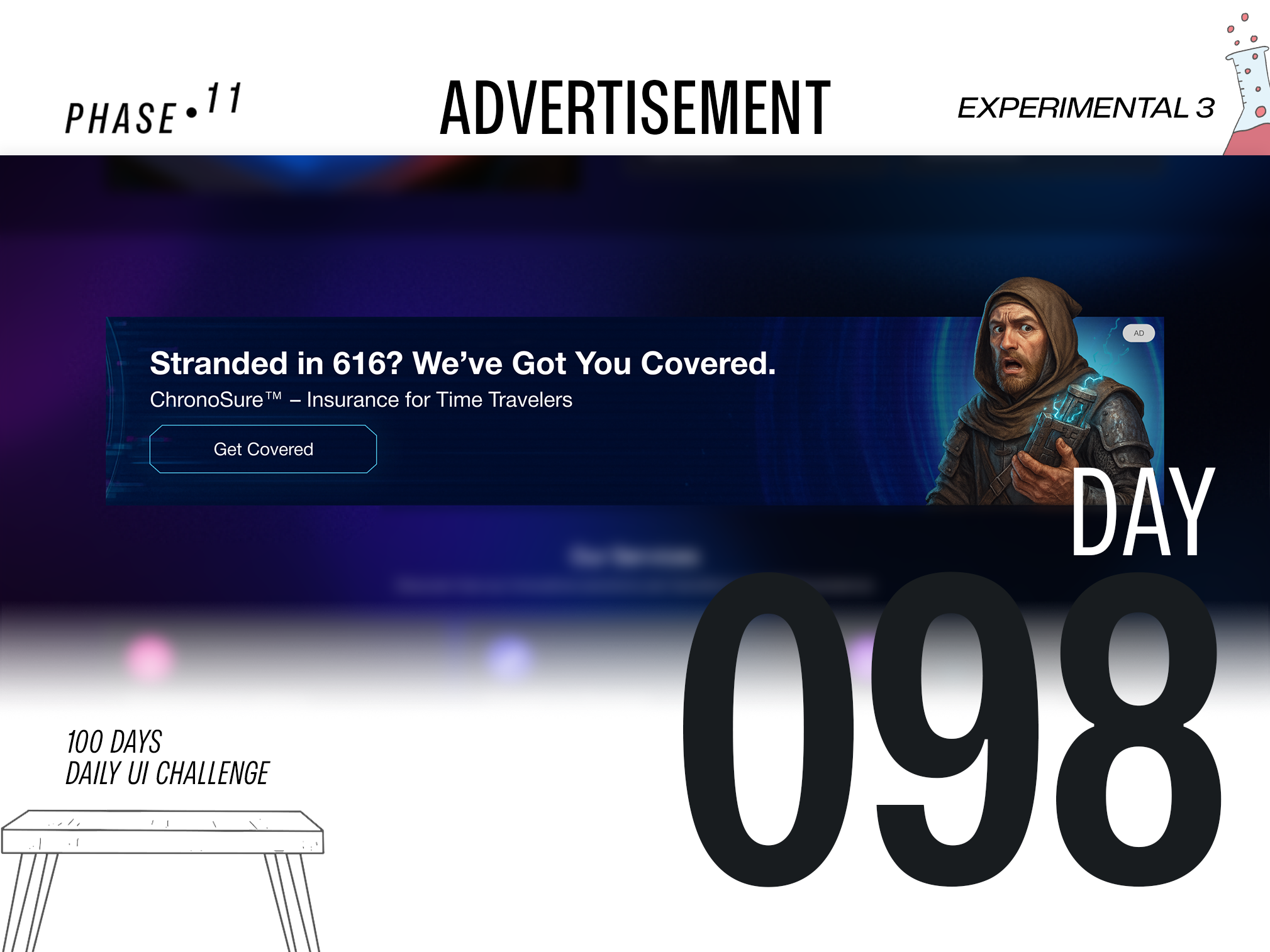 Advertisement - DailyUIChallenge 100daysui branding dailyui dailyuichallenge design illustration logo ui uiux website