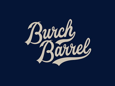 Burch Barrel Script by Bob Ewing on Dribbble