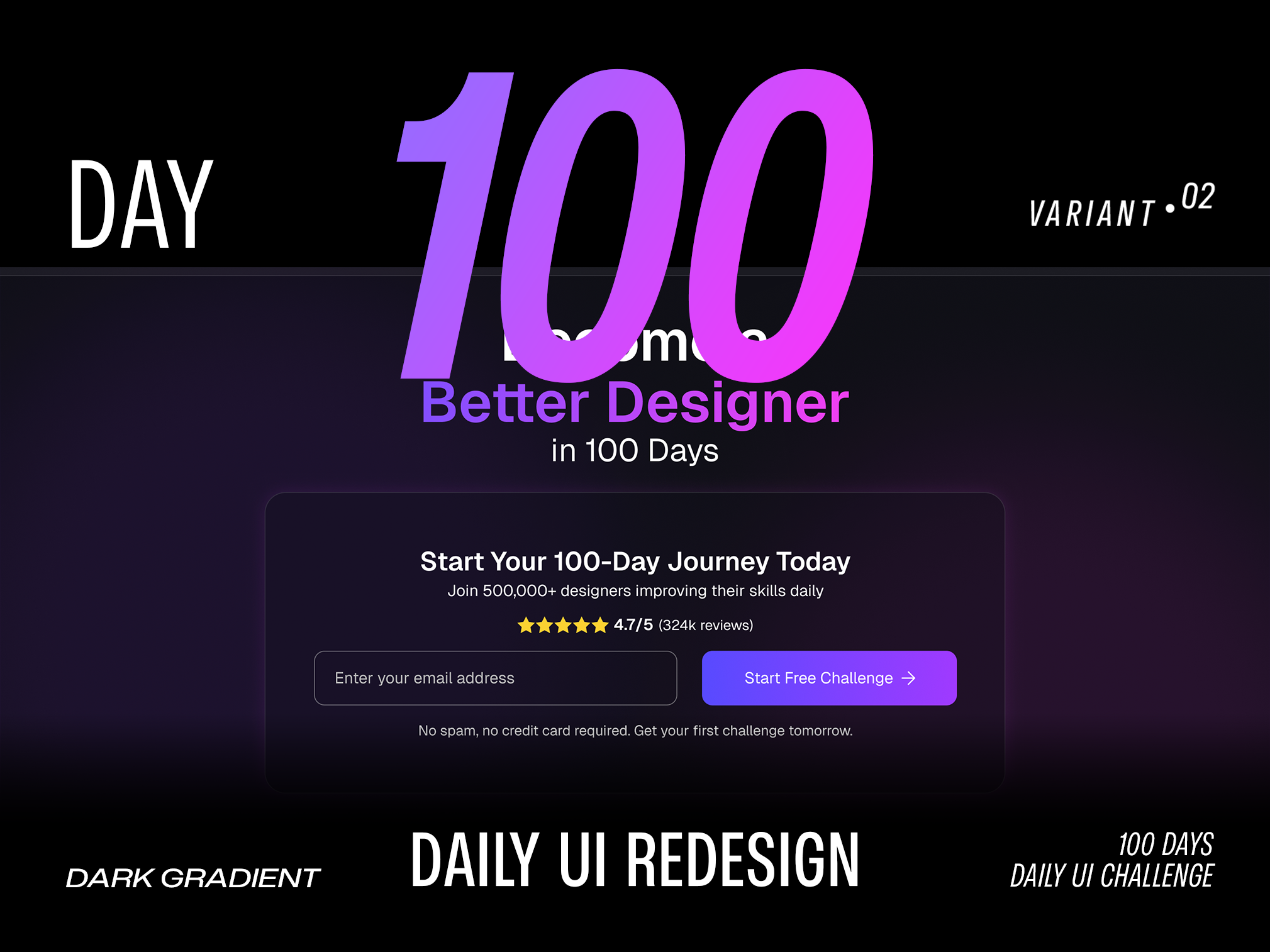 Daily UI Redesign - DailyUIChallenge 100daysui branding dailyui dailyuichallenge design illustration logo ui uiux website
