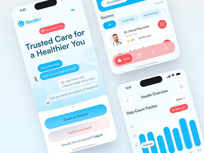 Mobile for Healthcare app design application design design interface ios app design mobile app product service startup ui uiux ux
