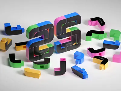 25 million minutes award 3d award blender 3d design process gift illustration mux