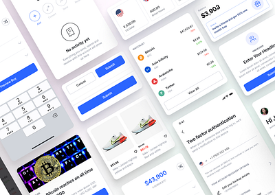 Stencil UI - Free mobile design system for busy app design system figma freebie icon messaging mobile mobile app payment social template