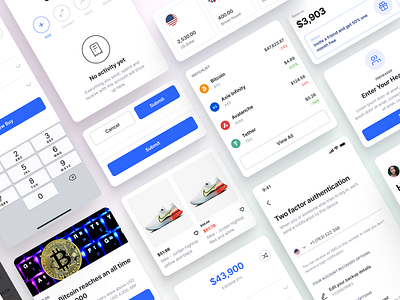 Stencil UI - Free mobile design system for busy app design system figma freebie icon messaging mobile mobile app payment social template